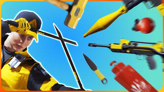 YouTube thumbnail for my video "Dual Blades DEFLECT vs EVERYTHING"