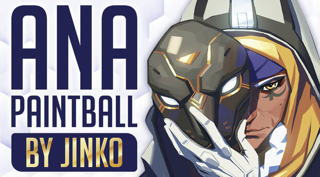 Thumbnail for my Overwatch mode "Ana Paintball by Jinko"